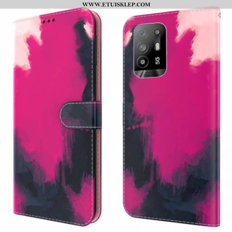 Etui Folio do Oppo A94 5G Akwarela